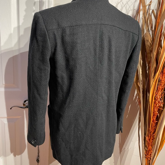 Whimsygoth Vintage Wool Point of View preppy minimalist 1-button Winter textured - Picture 3 of 6